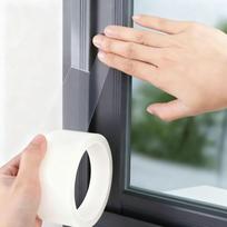 3 Rolls Door Window Windproof Weather Sealing Tape Silver Grey Window Draft Stopper Waterproof Gap Sealing Duct Tape 3rolls(5cmx20m/roll)tape