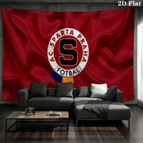 AC Sparta Praha Wall tapestry, aesthetic printed fabric blanket, suitable for bedroom, living room, and home decor. 180cm x 230cm