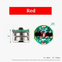 For Bambu Lab Single Shape LED Light with Magnetic Control DIY 3D Printing Model Parts for Bambu Voron AD5M K1 Kobra raudona