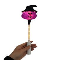Luminous Toy Halloween LED Glowing Stick Pumpkin Halloween Decoration Lights  Holiday Decor Purple Pumpkin