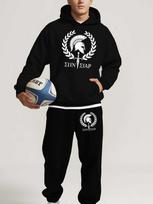 Ancient Greece Spartan Helmet Hooded Sweatshirt Suit, New Men's Trendy Printed Hoodie, Casual Sports Top, Autumn and Winter XXL white
