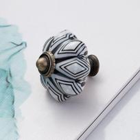 Single Hole Pumpkin Handle Multiple Colors Furniture Knob Vintage Door Handle  Wardrobe style 17