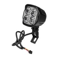 4 LED Spotlight Front Headlight for Kukirin M4 Max Electric Scooter Night Safety Warning Lamp Replacement Parts gray