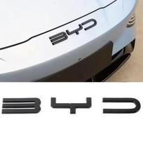 BYD SEAl HAN SONG YUAN DOLPHIN ATTO 3 Priedai Automobilio Priekinio Buferio Emblema Ženklelis Lipdukas Juodas Anglies Pluošto Logotipas Modifikavimo Lipdukas