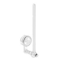 Kitchen Roll Holder, Punch-free Wall-mounted Plastic Wrap Bag, Rag Rack, Storage Rack One Size white