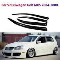 For Volkswagen VW Golf MK4 5 6 7 1997-2019 2020 Window Visors Rain Sun Guard Vent Wind Deflector Weathershield Moulding Trim Golf MK5 2004-2008 black