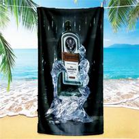 Jagermeister Ice Sculpture Beach Towel,quick Drying Absorbent Beach Toweloutdoor Sports Swimming Beach Towelsoft And Comfortable 70cmx140cm(27x55inch)