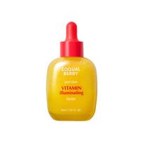 EQQUALBERRY Vitamin Illuminating Serum 30ml Radiant Brightening Dark Spot Care yellow
