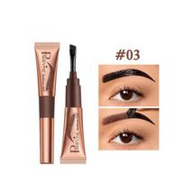 Peel-Off Eyebrow Tint Gel, Natural Smooth Waterproof Brow Color, Long-Lasting Non-Fading Semi-Permanent Eyebrow Pencil 03