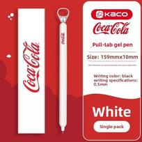 KACO Lingyue Pull-Tab Gel Pens,Multi Colors Coca-Cola Sprite Fanta Themed Collection Quick-Dry for Smooth Writing Fun Stationery