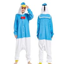 Disney Donald Duck Unisex Cartoon Onesie Pajamas, Cool Winter Onesie, Halloween Costume, High-quality Role-playing Costume. L blue