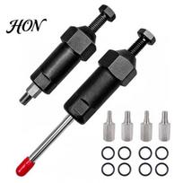 Grease Zerk Cleanser Fitting Cleaning Tool, Heavy Duty Cleaner, Up to 600PSI, Remove Unclogger from Fittings Pins Shafts Bushings, M6 M8 M10 Remover F black