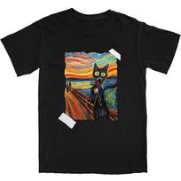 The Scream Funny cat shirt •Cat meme shirt •Cat lover Gift •Silly Cats Shirt •Silly Kitten Tshirt •Cute Kitten Tee •Cat Mom Dad Gift S brown