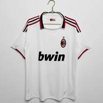 AC Milan Retro Football Jersey Men Women Short Sleeve Soccer Shirt Vintage Serie A Style Casual Hip Hop Wear XL