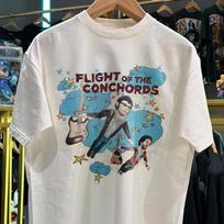 2007 FLIGHT OF THE CONCHORDS RARE PROMO WASHED Cotton White T Shirt  TT472 Unisex T-Shirt XXL gray