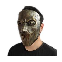 Slipknot Band Mask Clown Facial Zipper Mouth Mask Drummer Dress Up Halloween Party Props Slipknot Mick copper mask
