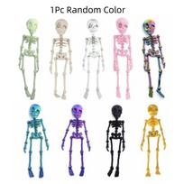 Exquisite Skeleton Rack Refrigerator Sticker Funny Refrigerator Magnets Halloween Ornaments  Gift white