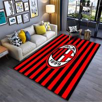 AC Milan Themed Carpet Design suitable as a non-slip mat for the living room or bedroom sofa 120x160cm( 47x62in )
