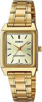 CASIO Standard Quartz Watch Gold Metal Band Overseas Model [Casio] Women's LTP-V007G-9E beige