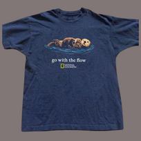 Graphic with National Geographic T-Shirt | 90s Grunge Band Tee | Unisex Cotton Shirt M