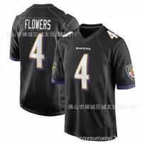 NFL Football Jersey Baltimore Ravens 4 Zay Flowers Mens Sports Uniform Black M black
