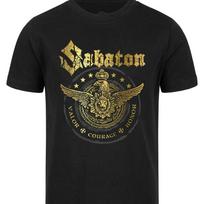 Sabaton band black T-shirt Unisex Tee All sizes short sleeve S-5XL 2XL black