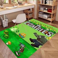 Plants vs. Zombies Print Rug, Washable Floor Carpet, For Entryway Dorm Laundry Room Office Study, Home Decor Birthday Christmas Gift 80cmx120cm