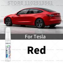 Skirta Tesla Model 3 Y X S Automobilio dažų įbrėžimų taisymo pieštukas Dažų palytėjimo ratlankio palytėjimo pieštukas Juoda Perlinė Balta Sidabrinė Gilios jūros mėlyna Raudona raudona