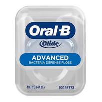 Floss, Oral-B, Glide, Advanced Bacteria Defense, Protects Against Bacterial Plaque, 44M 44m