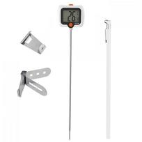 -50℃ to 300℃ Food Thermometer with Pot Clip 180° Rotating Digital Display High Accuracy Temperature Gauge with 25cm Long Probe 2 balta