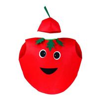 Performance Stage Fruit Veggie Costume Pumpkin Cloak Performance Suit  Photo Pros Style 14 red