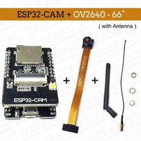 Original ESP32-CAM Camera Module Kit 2.4 GHz WiFi Bluetooth 8MB PSRAM OV2640 Camera Module 66 120 160 Degree 850nm Night Vision 75MM-66 KIT