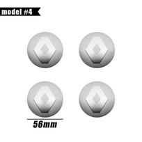Skirta Renault Austral Kadjar Megane Captur Arkana Dacia Logotipo Ratlankio Dangtelio Lipdukai 4 vnt. 56mm 60mm 65mm Automobilio Ratlankio Centrinio Gaubtelio Lipdukai