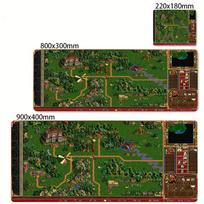 Heroes of Might and Magic 3 Map Art Mouse Pad XXL Rubber Non-slip Mousepad Keyboard Pads Gaming Accessories Mouse Mat 900x400mm Small siz180x220x2mm