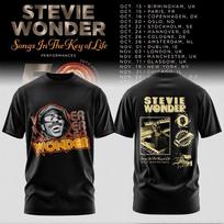 Stevie Wonder Songs In The Key Of Life 50th Anniversary Us Tour T-Shirt L gray