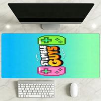 Stumble Guys Gaming Mouse Pad Desk Mouse Pad HD Print Desk Pad Non-Slip Rubber Bottom Office and Gaming Desk Decoration 40cmx90cm