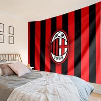 1PC Ac Milan Crest Celebration Tapestry Hanging for Bedroom,Livingroom, Playroom,Decor Art Room Wall Tapestry Holiday and Birthday Gifts 150cmx200cm