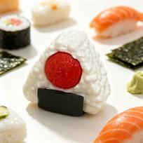 Japanese-Style Onigiri Fidget Toy Bento Rice Ball Sound Sensory Clicker Anti Stress Christmas Cny Halloween Party Gifts