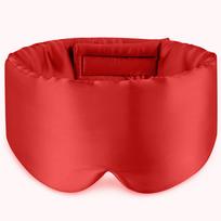 100% šilko miego kaukė akių kaukė blokuojanti šviesą minkšta paminkštinta kelioninė pagalba miegui miego pleistras Slaapmasker raudona