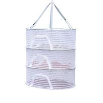 60 x 40 x 66cm Hanging Drying Rack Nylon Plant Dry Net Portable Fish Drying Net  for Vegetables balta