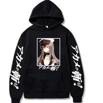 Akame Ga Kill Hoodie Unisex Women Graphic Printed Long Sleeve Oversized Sweatshirt Retro 2026 Summer Casual Hot Sale XL black