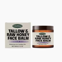 Tallow Raw Honey Face Balm, Lavender Scent Facial Moisturizer for Face and Body 60g 60g white