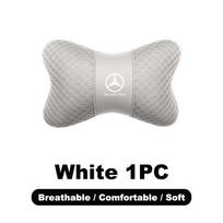 Automobilio interjero sėdynės kaklo pagalvėlė Odinė galvos atrama Kaklo atrama Patogi Mercedes Benz AMG W204 W205 W212 W213 W221 W177 GLC smėlis