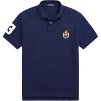 Polo Ralph Lauren Polo Pony-embroidered cotton polo shirt 710935534-002 S blue