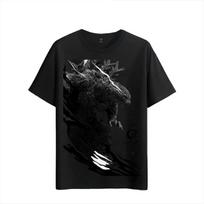 Tshirt Muscle Freaks Godzilla Monster Style Japanese Cinema XXL juoda