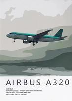 Airbus A320 A380 A350 A319 Aviation Aircraft Posters and Prints Canvas  Wall Art Picture for Living Room Home ation 21X30CMNo Framed violetinė