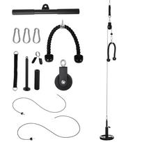 Cable Machine Pulley System Lats Pull Down System With Diy Loading Weight Pin