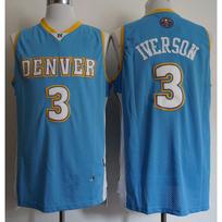 Denver Nuggets Dikembe Mutombo 55 Retro Basketball Jersey Cotton Mesh Embroidered NBA Fan Wear Small gray