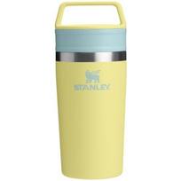 Stanley 1913 Cafe to Go Vacuum Mug Pomelo 8oz 0.23L Double-Wall Stainless Steel Travel Mug Leakproof BPA-Free Insulated Coffee Cup 237 ml beige