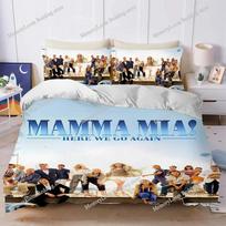 Classic Film Mamma Mia Duvet Cover Set Home Style Bedding Soft Laundry Cotton Bed Four Seasons Student Dormitory Home Textile741 EU Double 200x200cm